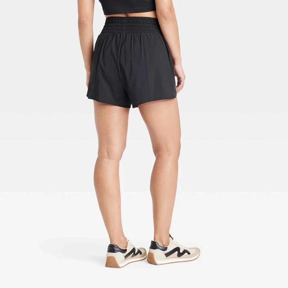 all in motion Black Athletic Shorts with High Elastic Waist - Picture 2 of 2